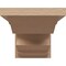 Ekena Millwork 6"W x 12"D x 6"H Wide Sheridan Rough Cedar Woodgrain TimberThane Corbel, Primed Tan CORUR06X12X06SHERCPR - alternate 4